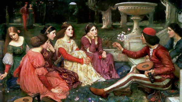 A Tale from the Decameron by John William Waterhouse