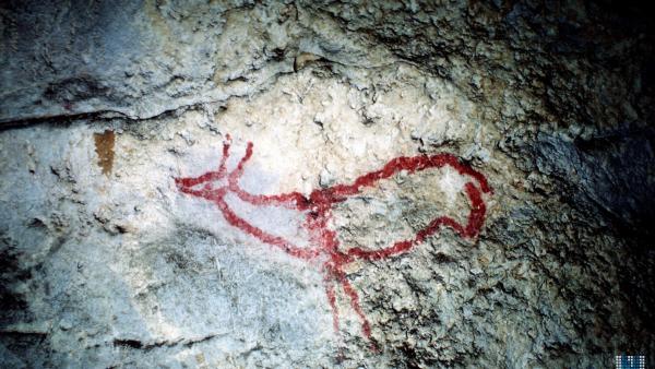 Covalanas panel in the Bernifal Cave.