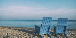 chairs on a beach