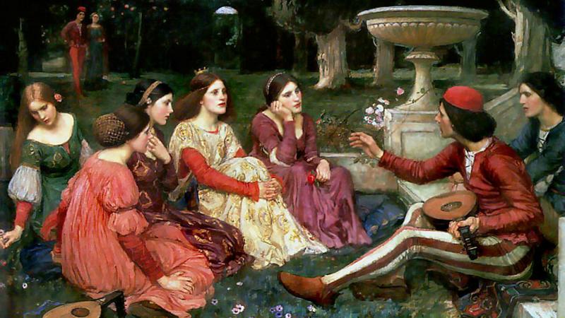 A Tale from the Decameron by John William Waterhouse