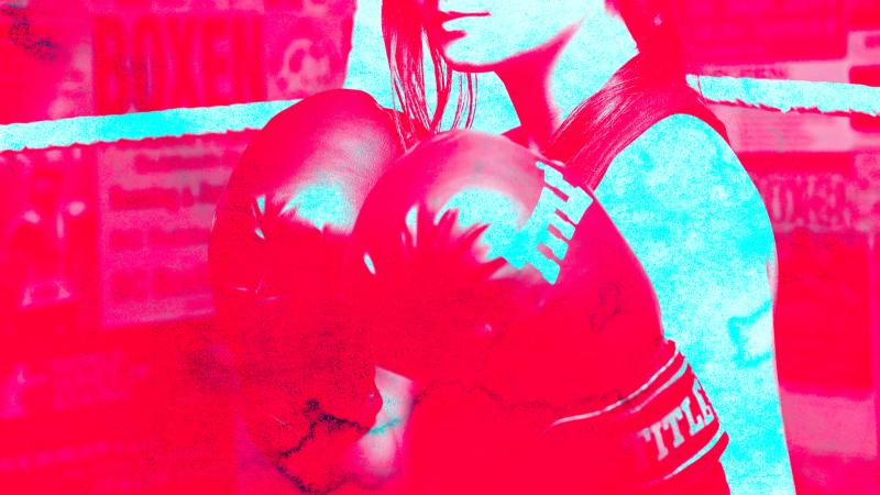 boxing woman