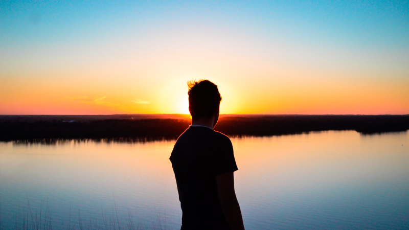 a man near the Mississippi